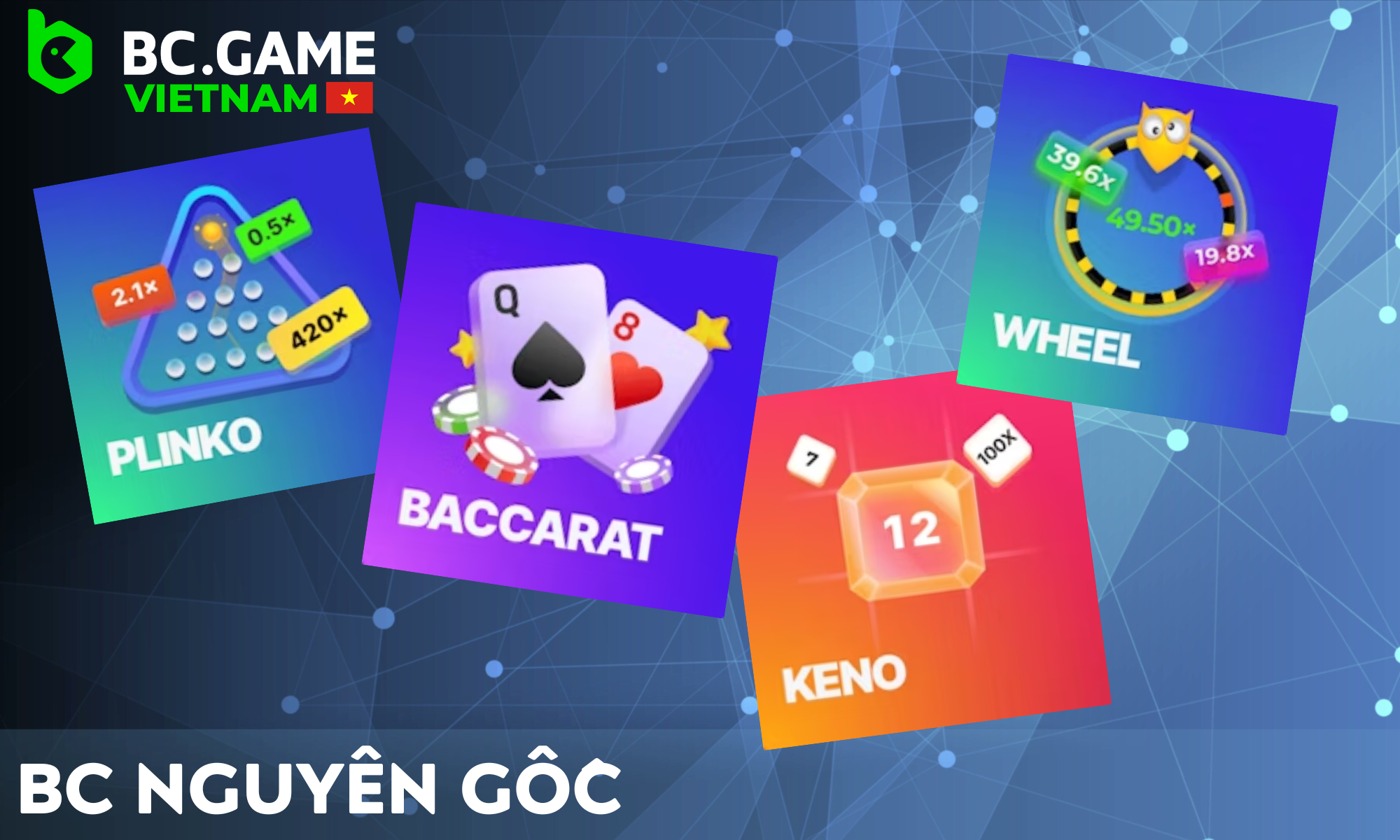 BC Game Casino cung cấp các trò chơi do chính họ sản xuất