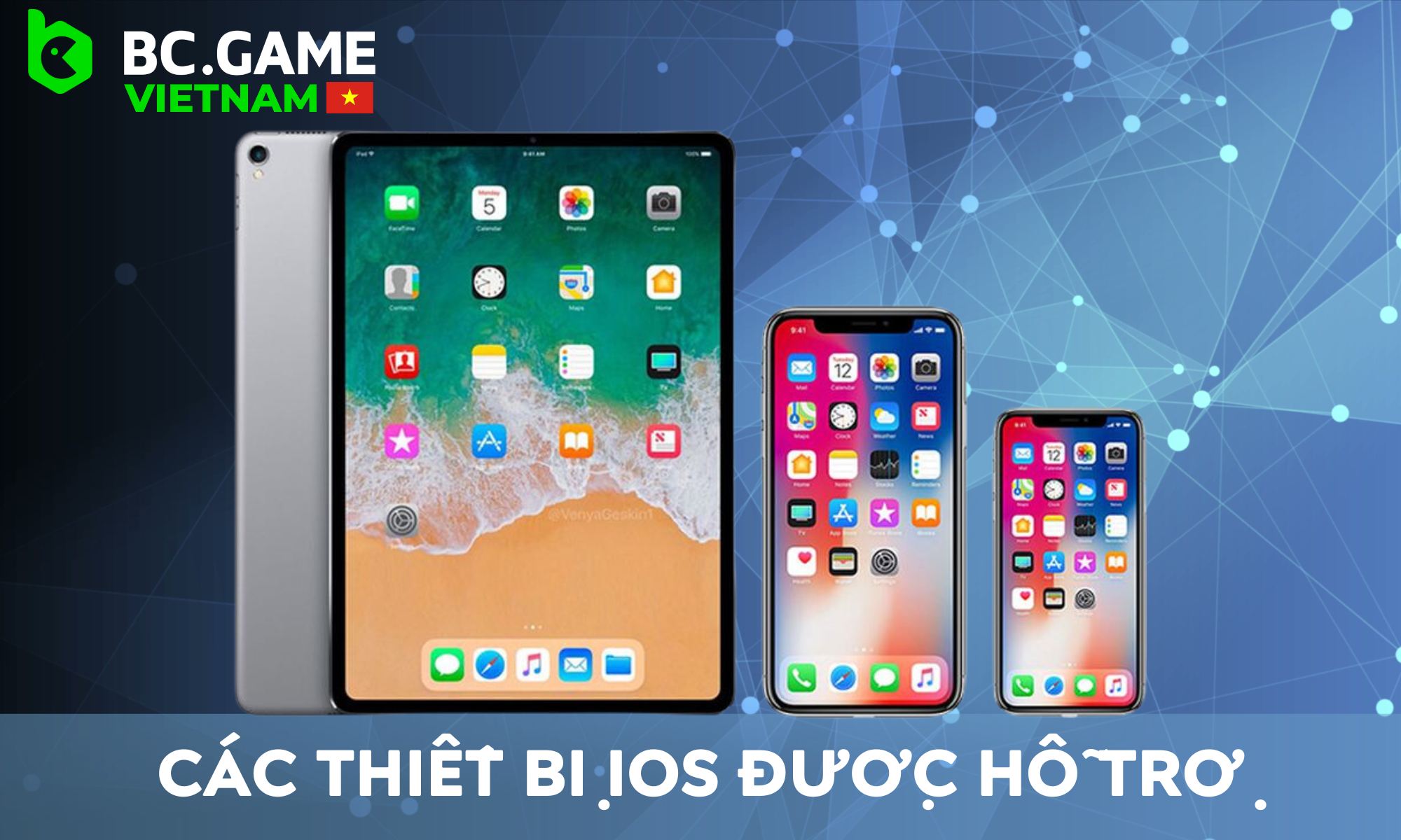 Chủ sở hữu iOS được hưởng lợi từ khả năng tương thích rộng rãi của ứng dụng BC Game