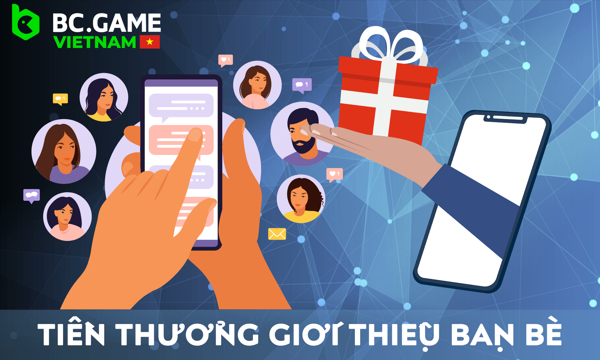 Mọi người chơi BC Game đều có thể sử dụng chương trình giới thiệu để kiếm tiền