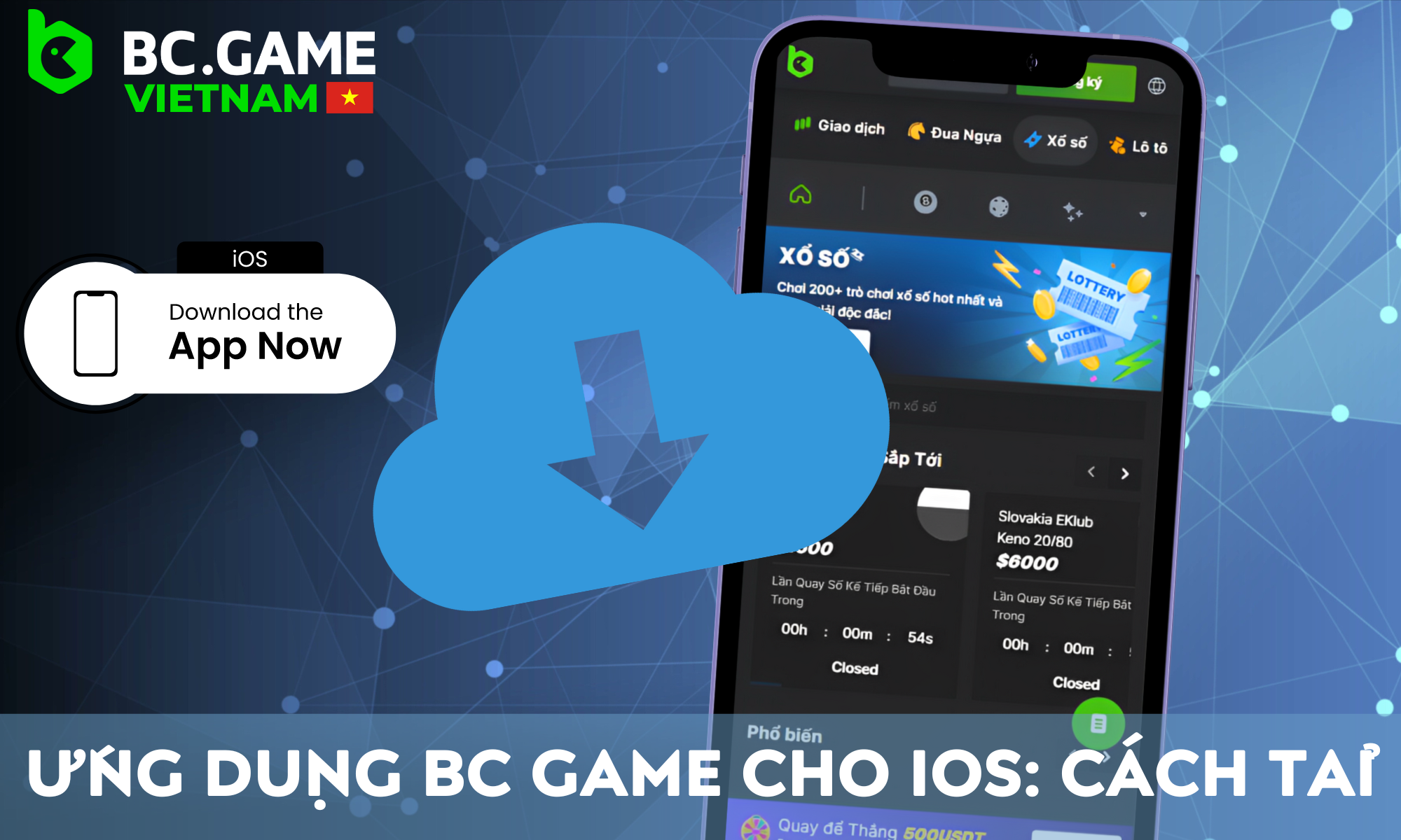 Hướng dẫn tải ứng dụng BC Game cho iOS