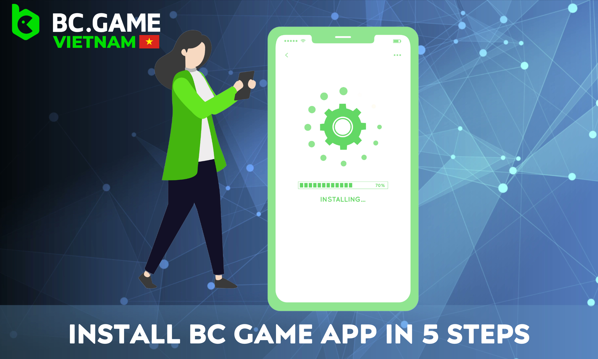 Step-by-step instructions on how to install the BC Game application on Android devices