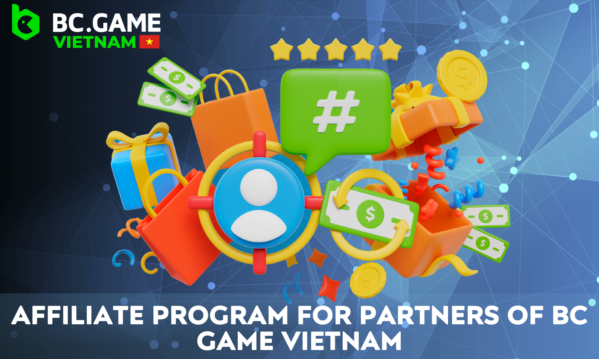 BC Game's affiliate program is an opportunity for all Vietnamese players to earn extra income