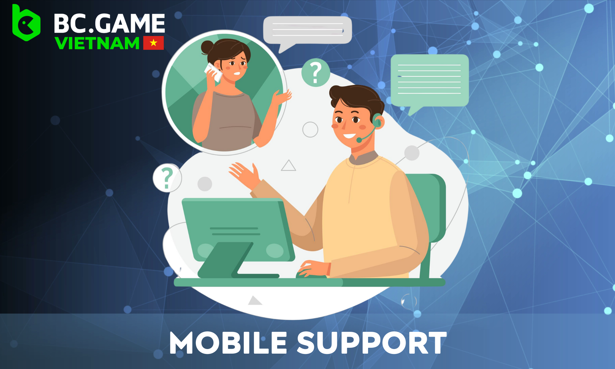 BC Game has fast and reliable mobile technical support