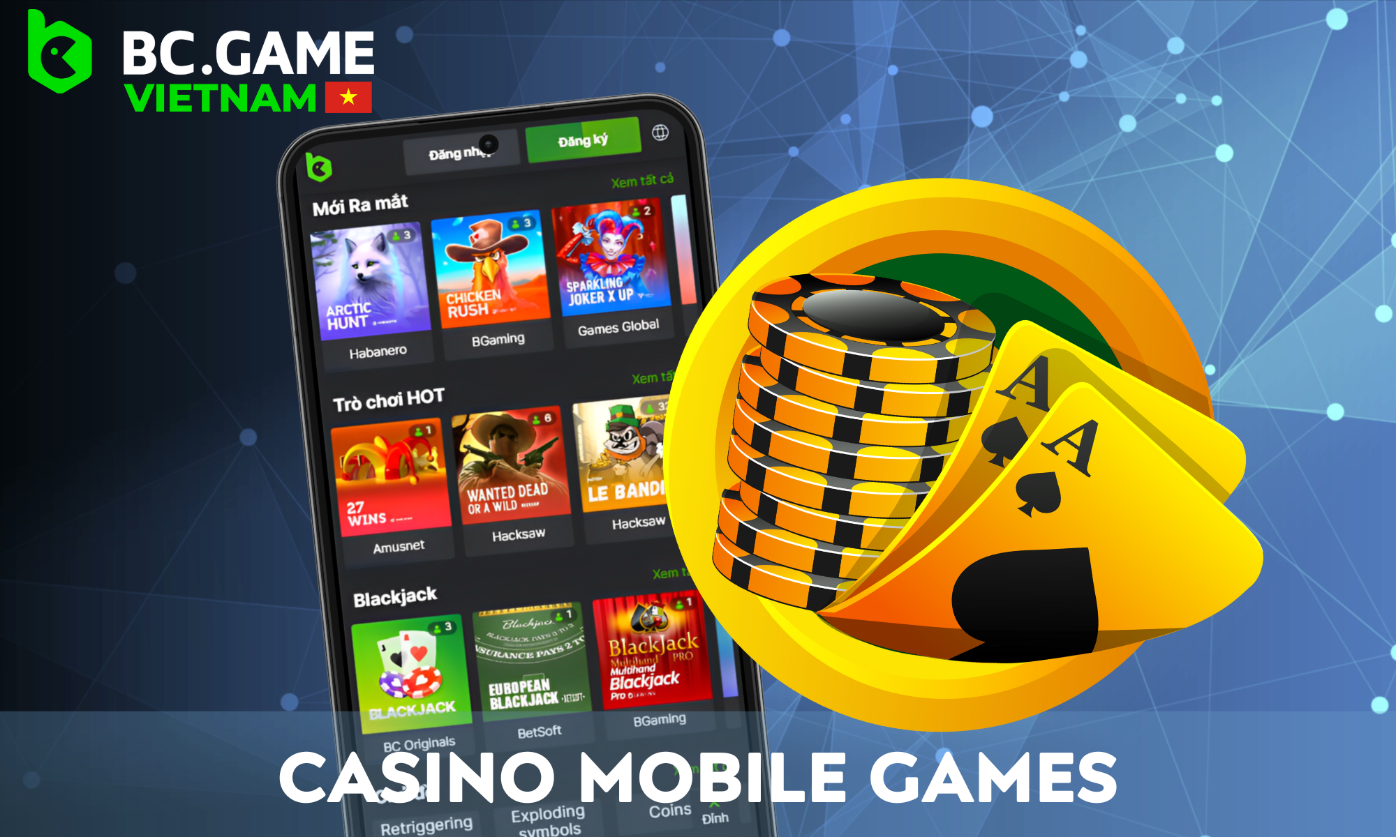 The BC.Game app makes it easy to gamble on the go and play over 8,000 games