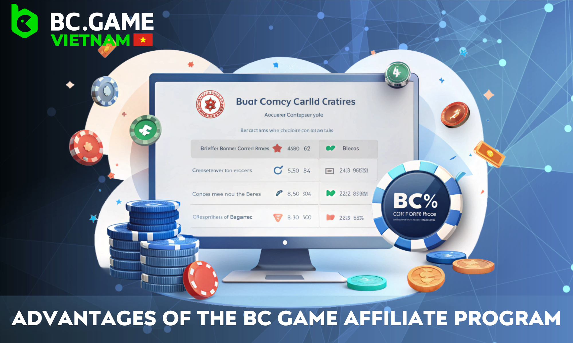 List of benefits provided by BC Game to its partners