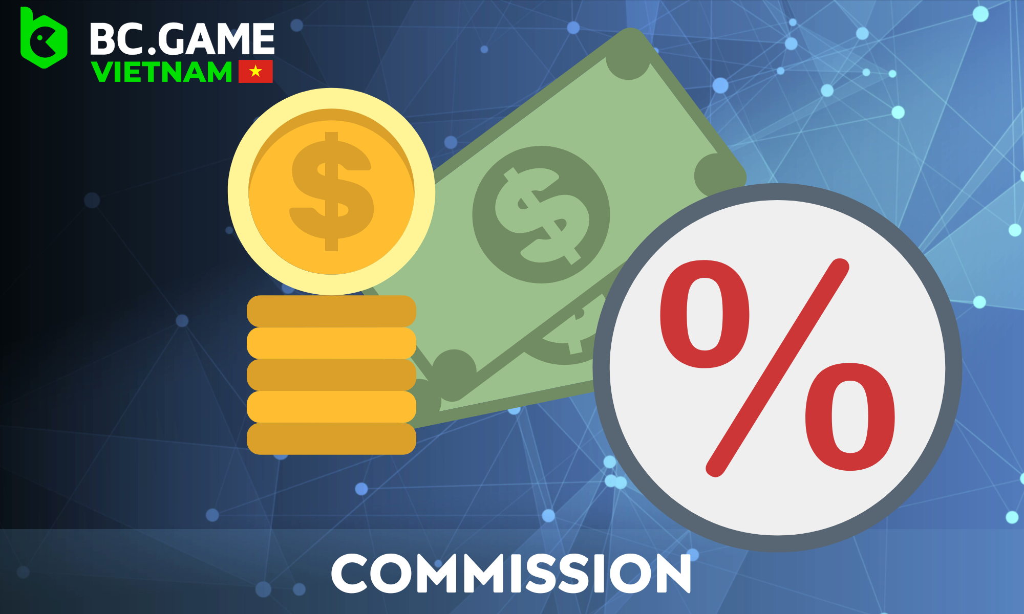 The affiliate commission is calculated based on the amount of bets placed by new players